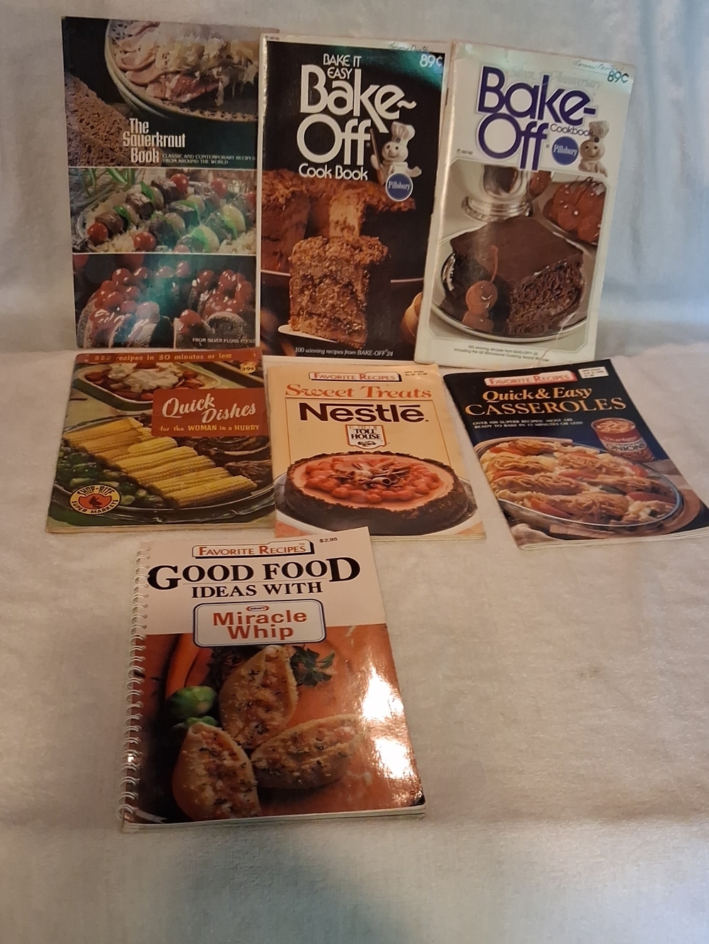 Vintage Bake-Off Cookbook Collection - Brown and White Covers 1980's